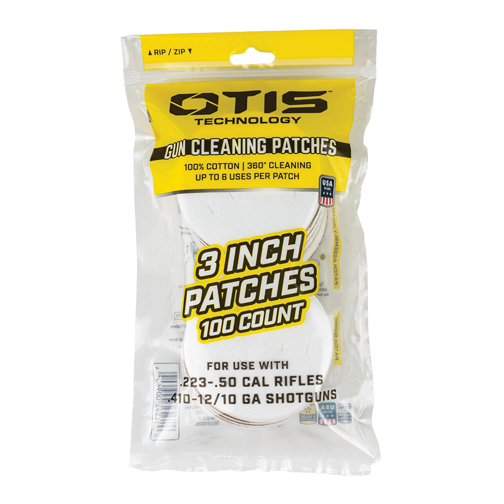 Round Gun Cleaning Patches (3" alle Kaliber)