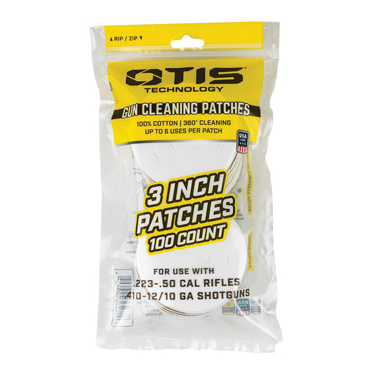 Round Gun Cleaning Patches (3" alle Kaliber)