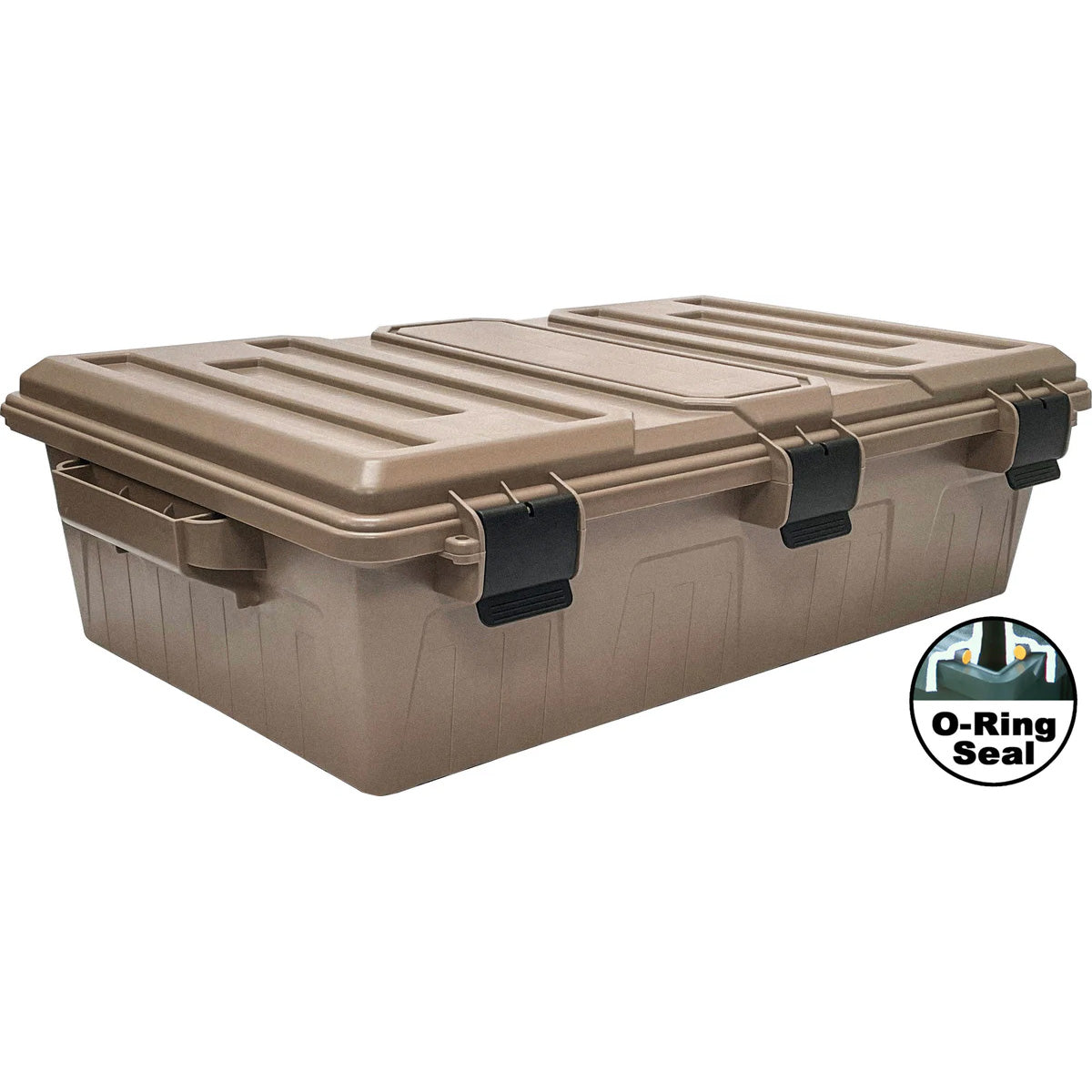 Ammo Crate Divided Utility Box, Dark Earth