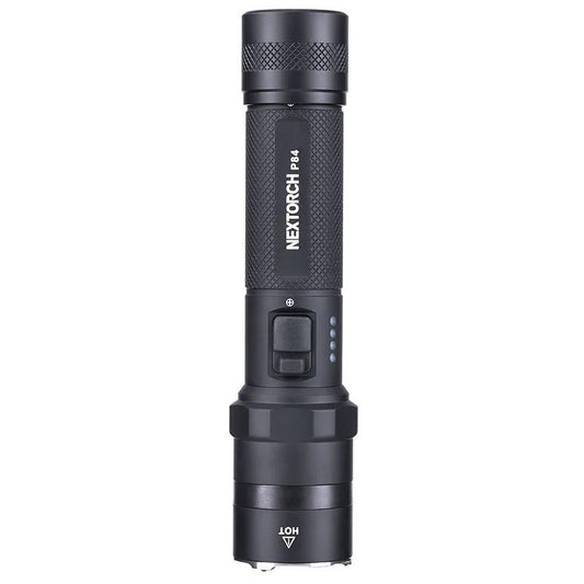 Taktische LED-Taschenlampe P84, 3'700 Lumen (inkl. Akku)
