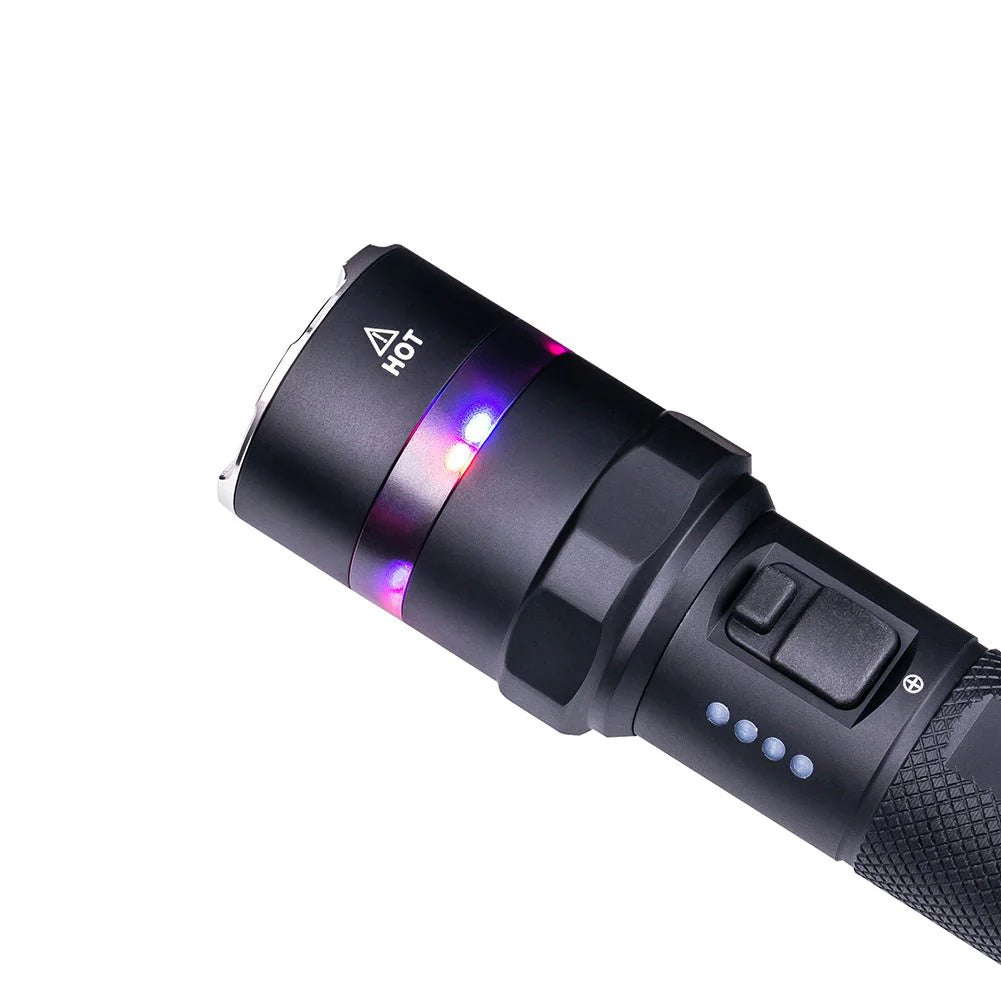 Taktische LED-Taschenlampe P84, 3'700 Lumen (inkl. Akku)