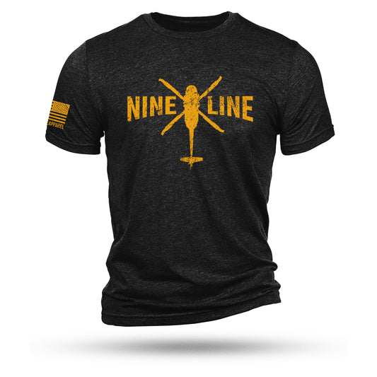 T-Shirt Nine Line Helo, black