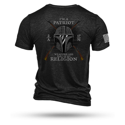 T-Shirt 2A MY RELIGION, charcoal black