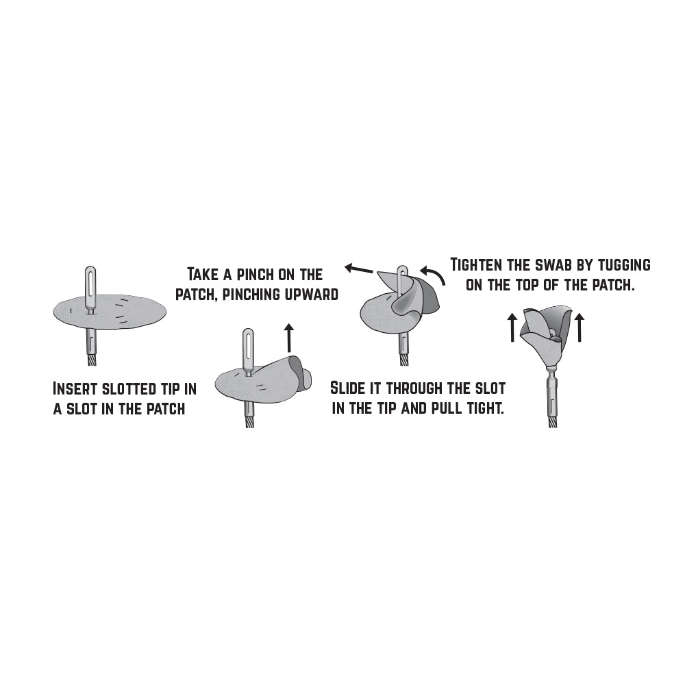 Round Gun Cleaning Patches (3" alle Kaliber)