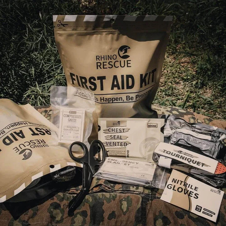 Tactical Trauma Kit IFAK Refill (10-teilig) - inkl. Metall-Tourniquet