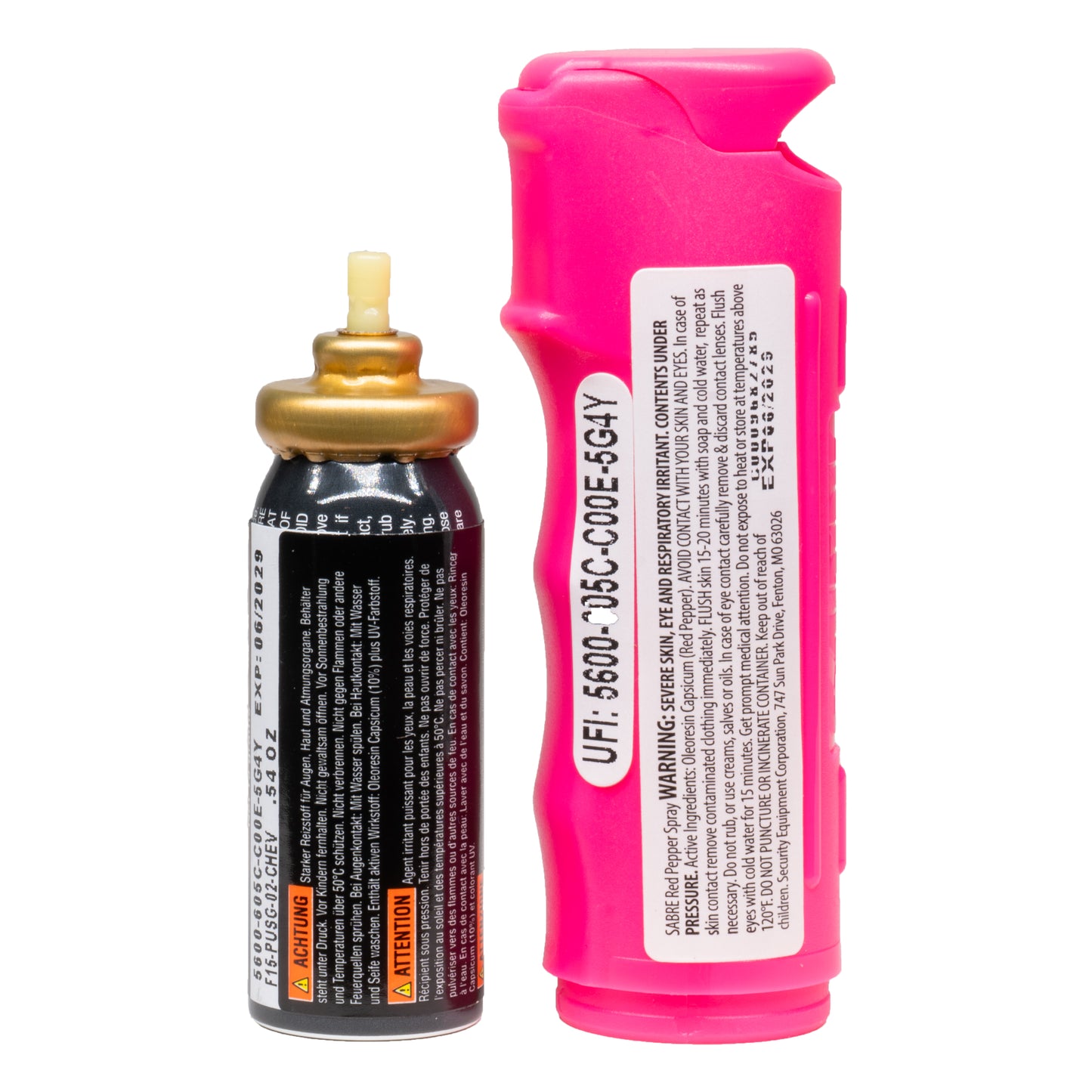 Pfefferspray F15 PEPPER GEL, pink, 15ml