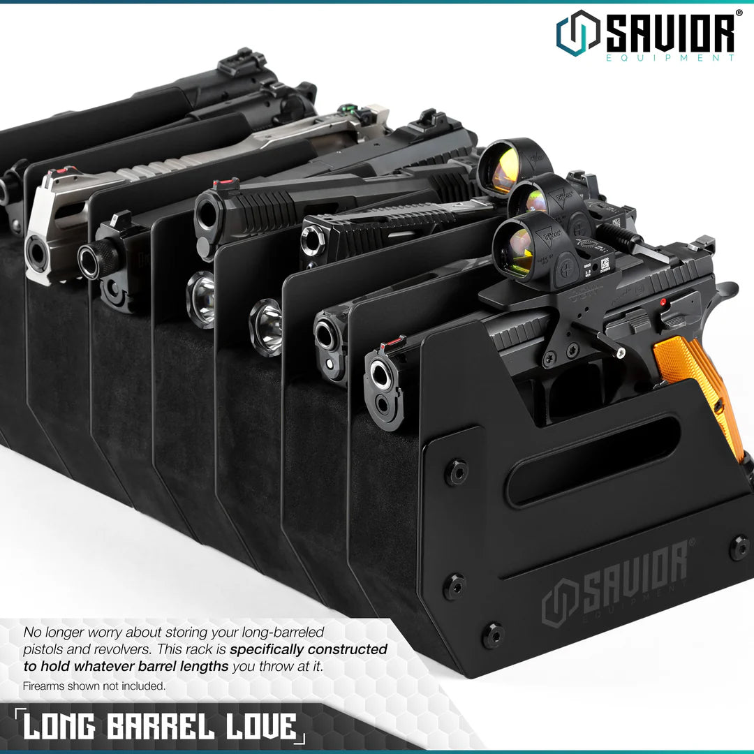 Pistol Rack - 8 Pistolen, Black
