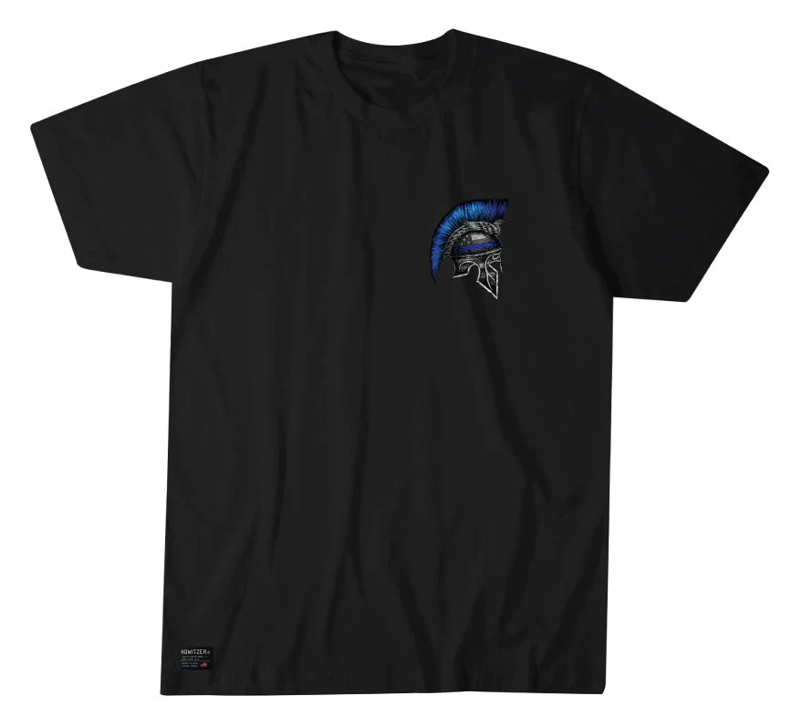  T-Shirt SPARTAN BLUE, black