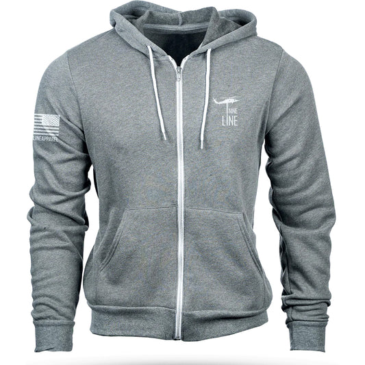 DROPLINE LOGO - FULL-ZIP HOODIE