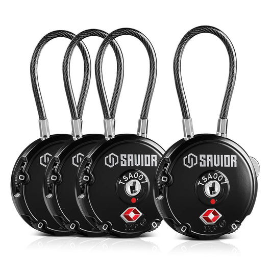 3-Digit Cable Lock (4er Pack)