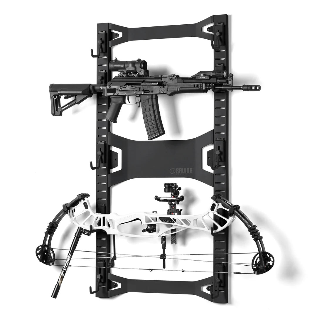 Horizontal Wall Rack w/ 10 Hooks