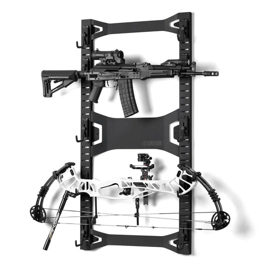 Horizontal Wall Rack w/ 10 Hooks