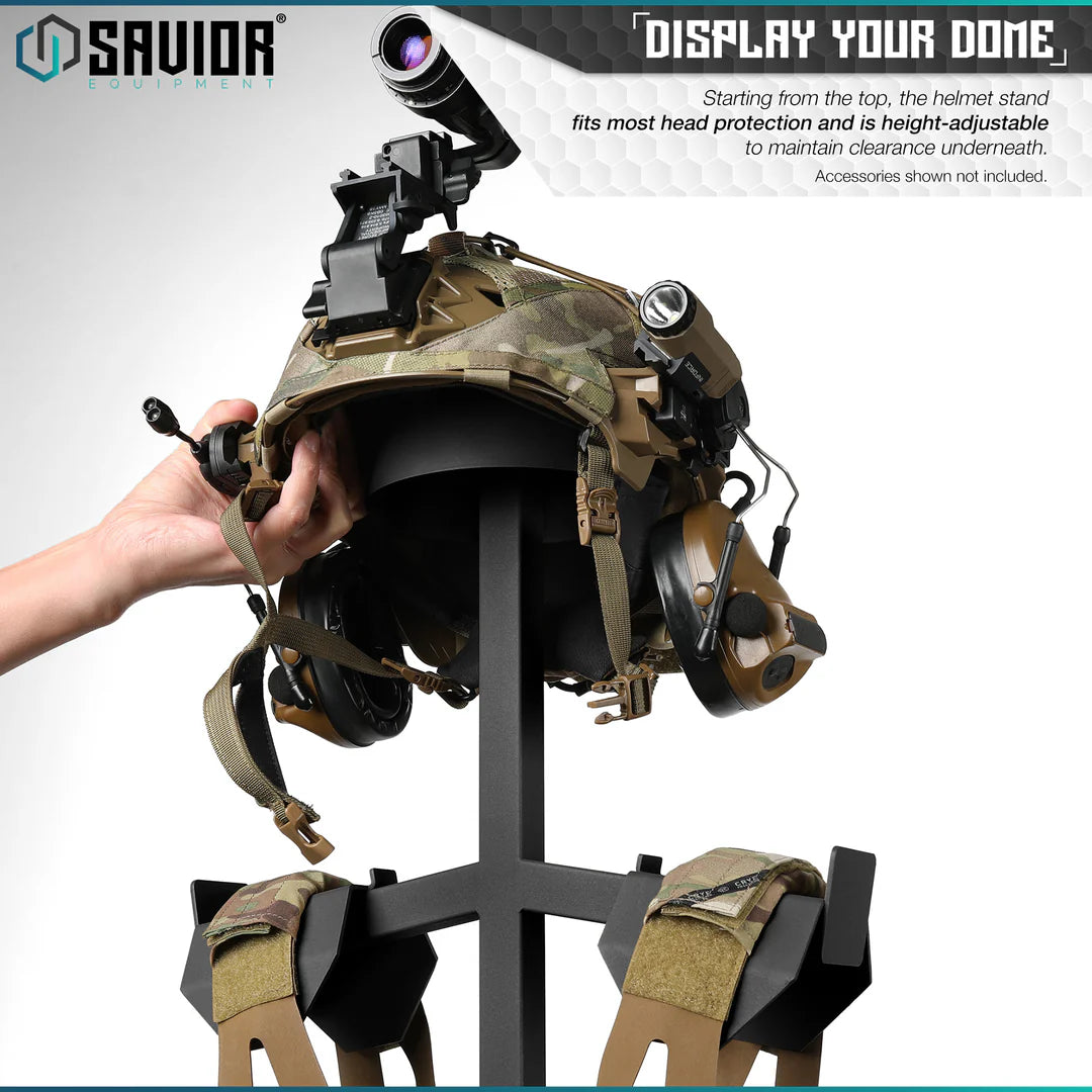 H.A.B. Helmet Armor Belt Rack, black